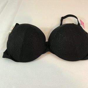🌺Maidenform Natural Boost Black Bra 36DD🌺